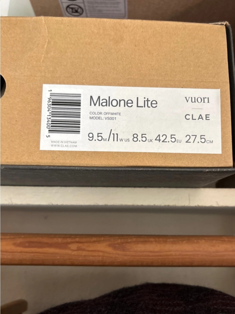 Vuori Malone Lite Sneaker — Off-White